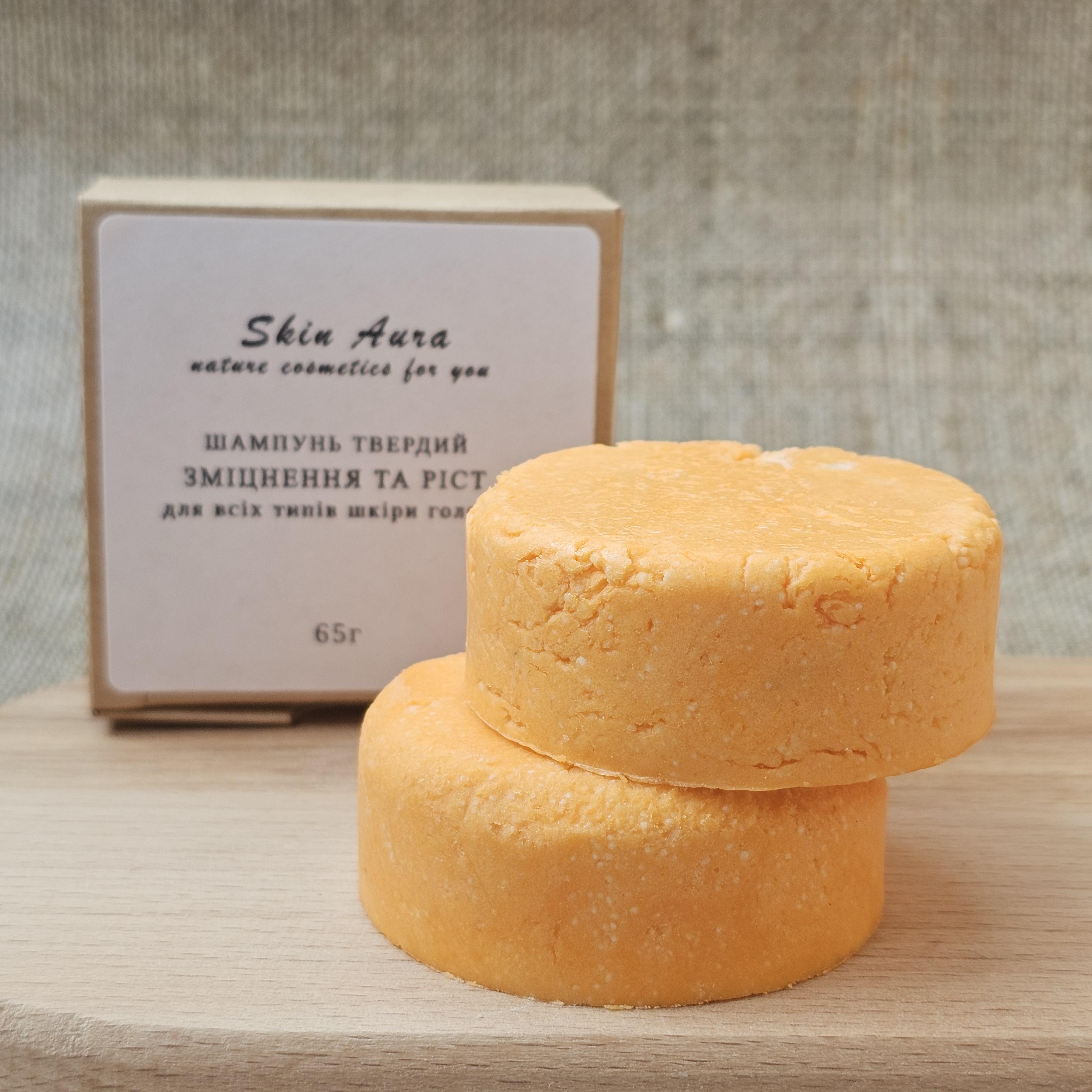 Шампунь твердый для волос Укрепление и рост 65 г (27922877) - фото 3