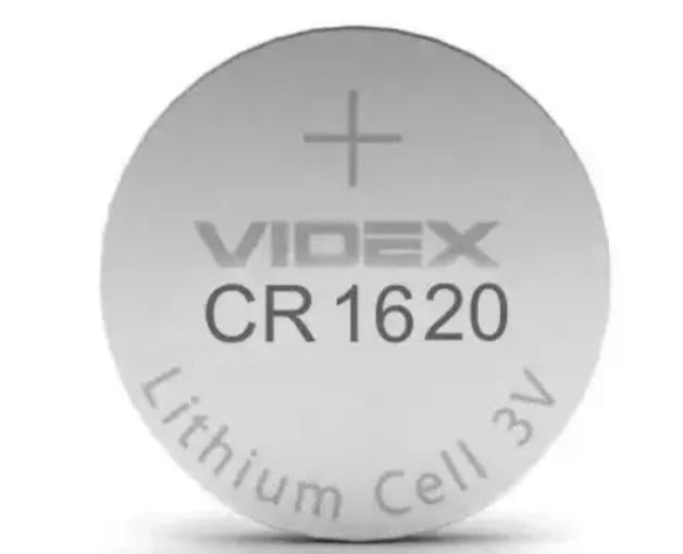 Батарейка щелочная Videx CR1620 lithium 3V Батарейка щелочная Videx CR1620 lithium 3V