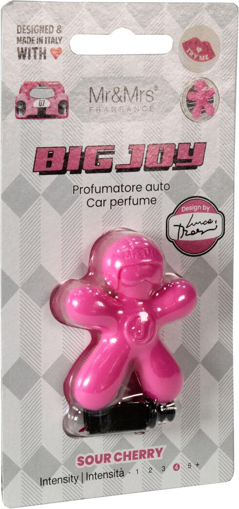 Ароматизатор для авто Mr&Mrs Big Joy Fuchsia Sour Cherry на дефлектор твердый (0312125)