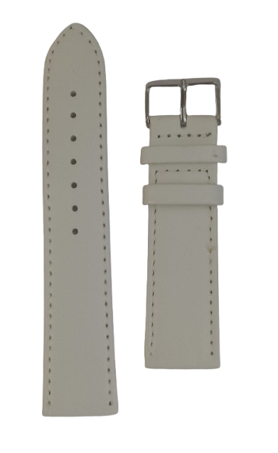 Ремешок для часов Strap кожаный гладкий 22 мм Коричневый (3444) - фото 1