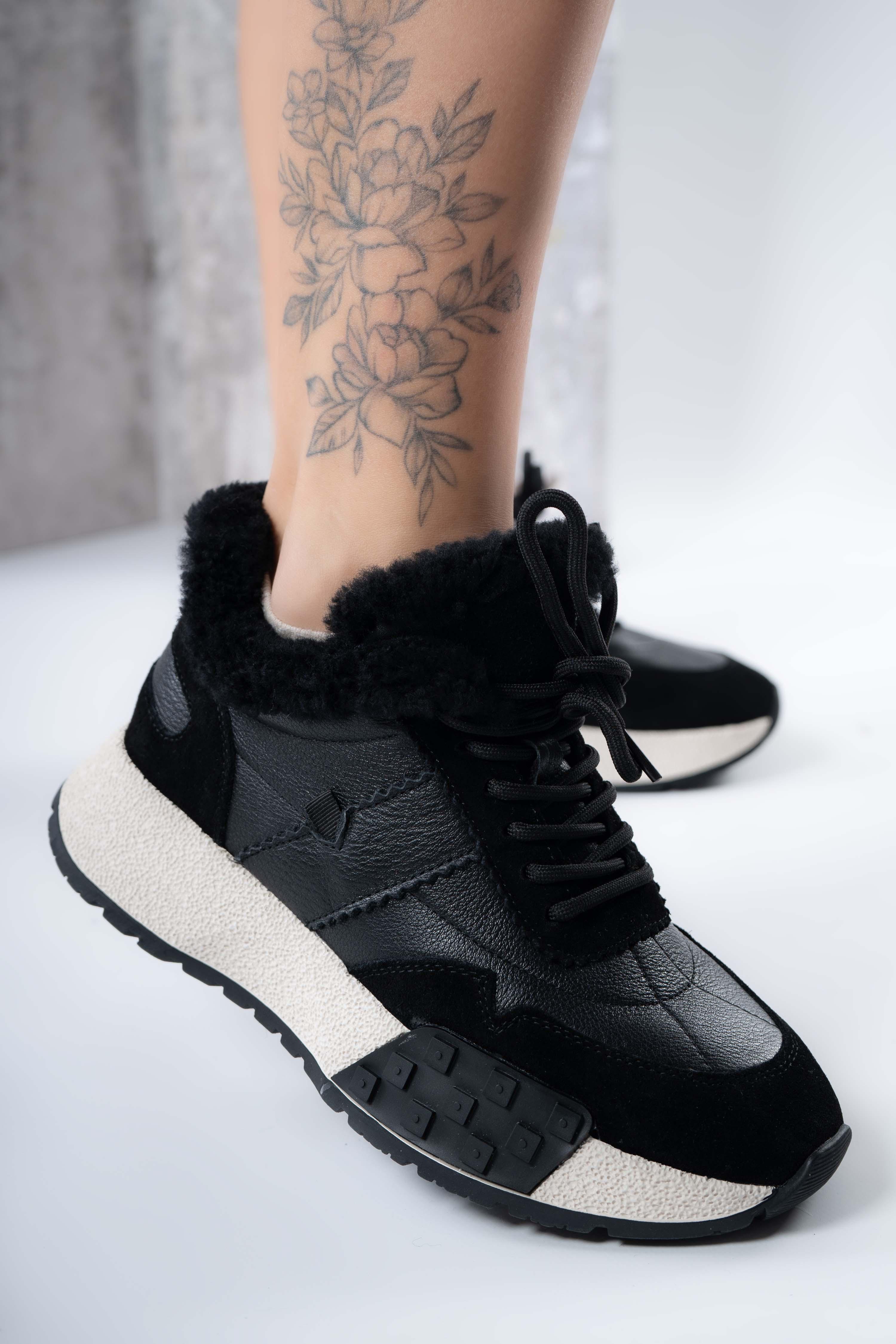 Кроссовки женские Where Uwear натуральная кожа р. 40 Черный (346792_40)