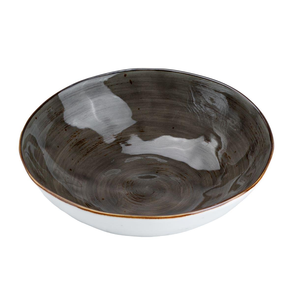 Тарілка обідня глибока кругла керамічна 17,5 см (4511) - фото 6