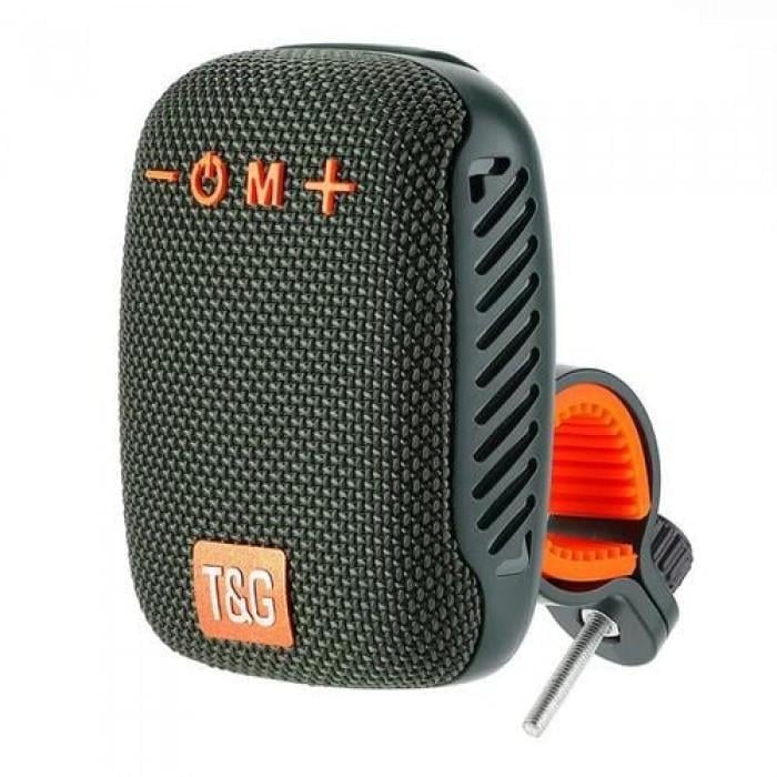Колонка с велокреплением Bluetooth TG392 5 Вт 500 mAh FM IPX5 Темно-зеленый (28216390)