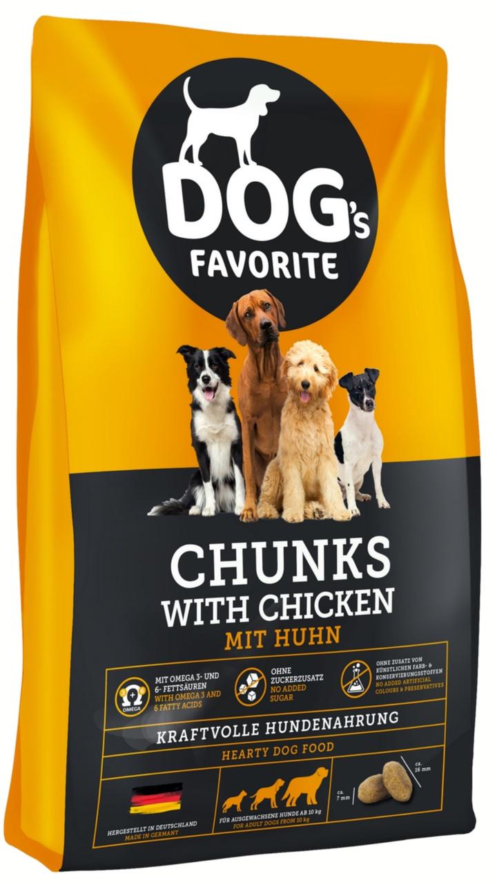 Сухий корм для собак з куркою Dogs Favorite mit Huhn 15 кг (7331784)