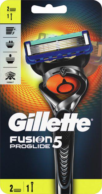 Станок для гоління чоловічий Fusion 5 Gillette Fusion5 ProGlide Flexball з 2 змінними картриджами - фото 2