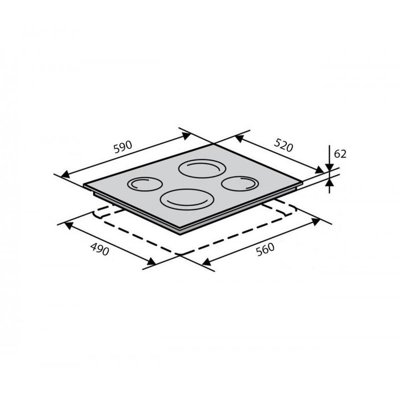 Варочная панель электрическая ELEGANT ET 640 TA - фото 5