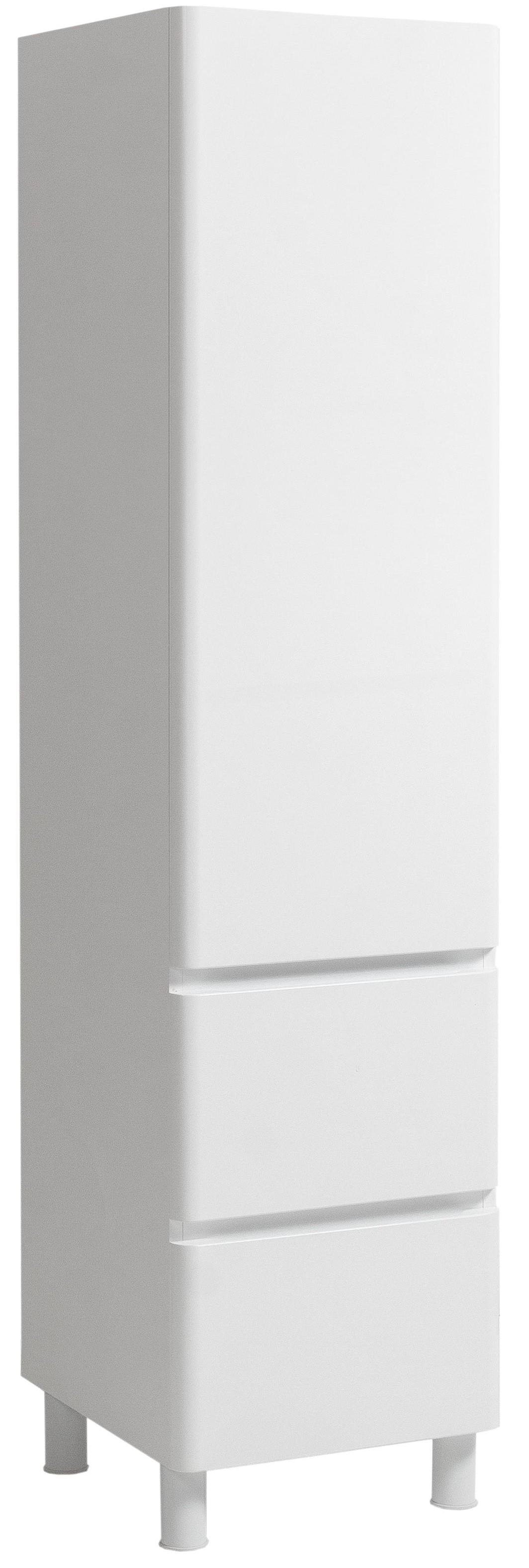 Пенал ЮВВІС Vivace глянець ППН2ш правий підлоговий у ванну кімнату 40 см Білий (18089587)