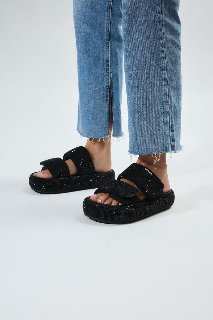 Шлепанцы женские LONZA р. 36 Черный (199248)