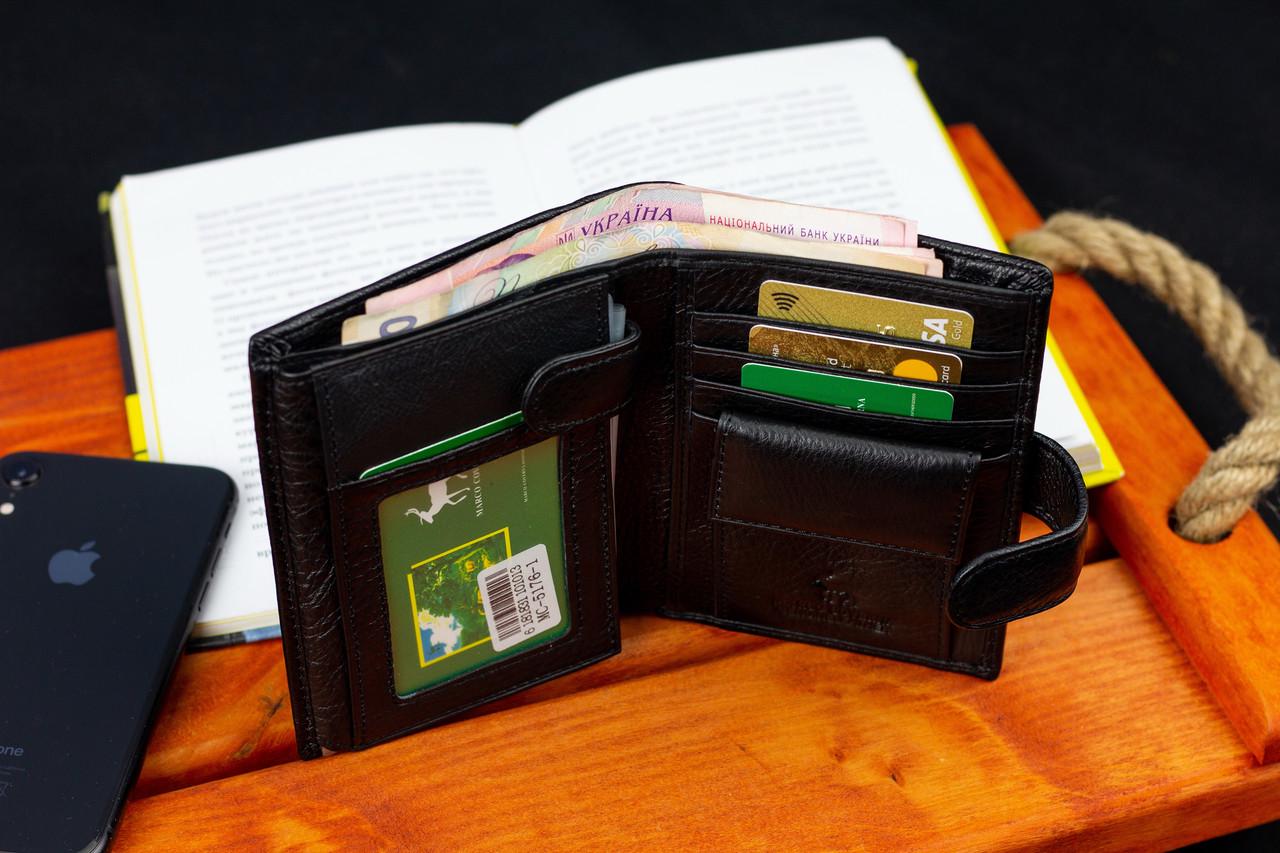 Кошелек мужской Marco Coverna вертикального типа из натуральной кожи под документы Черный (MC-5176-1) - фото 8 Кошелек мужской Marco Coverna вертикального типа из натуральной кожи под документы Черный (MC-5176-1) - фото 8