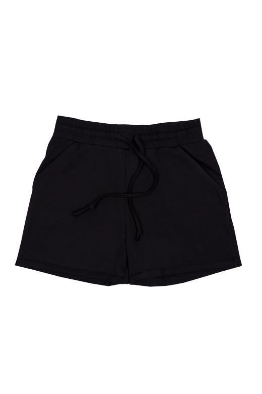 Шорти підліткові бавовняні для дівчинки GBI Teens 140 см Чорний (13716)