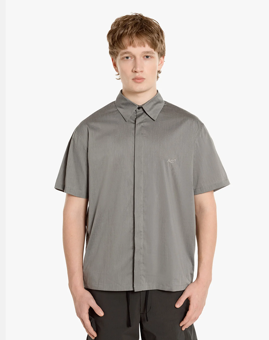Сорочка Button up cotton TS26 чоловіча ACT.1 сіра M