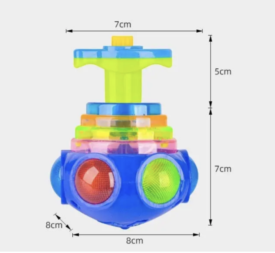 Іграшка для малюків музична Гіроскоп зі світловими ефектами Green - фото 5 Іграшка для малюків музична Гіроскоп зі світловими ефектами Green - фото 5