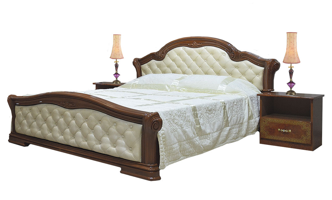 Спальня комплект Світ Меблів Венеция Новая ДСП Орех