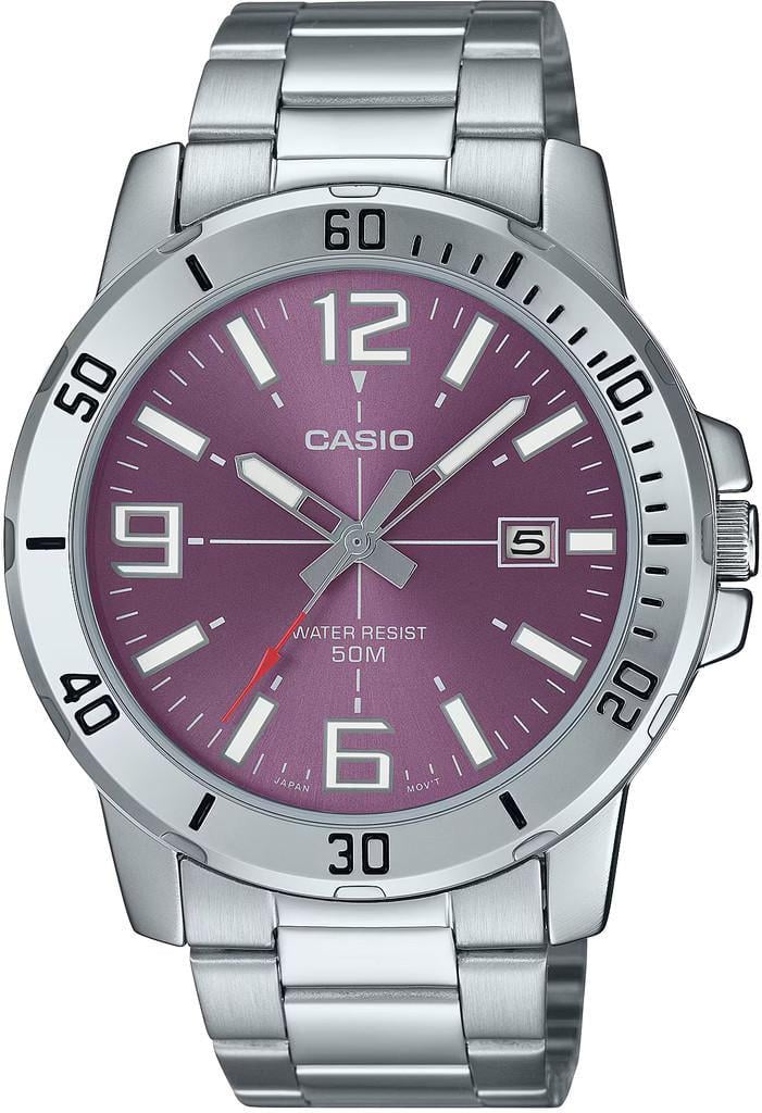 Наручные часы мужские Casio Timeless Collection MTP-VD01D-6B Фиолетовый (3150765674)