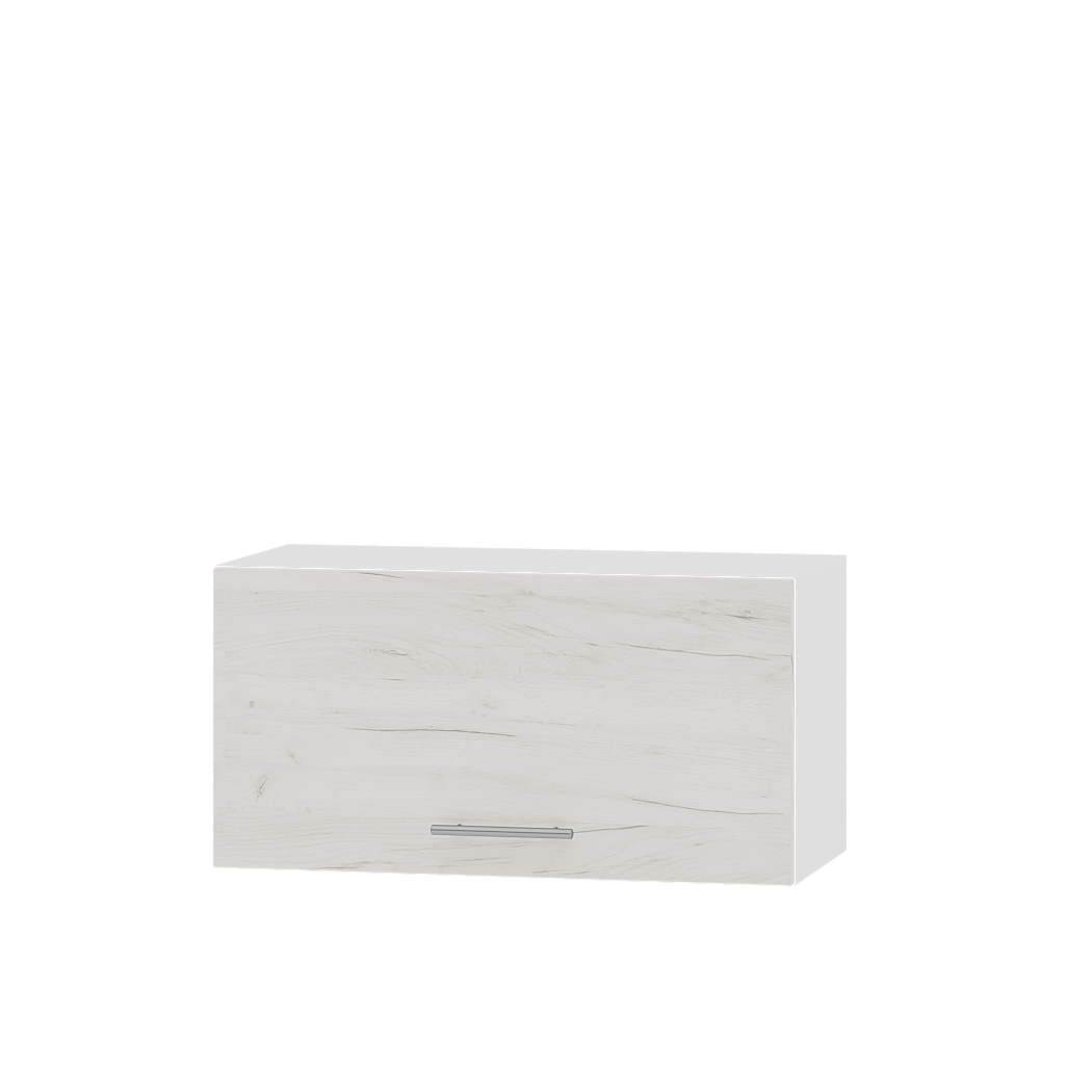 Шкаф верхний Эверест Оптима модуль Верх В09-700 70х30х36 см Дуб крафт белый/Белый (07702)