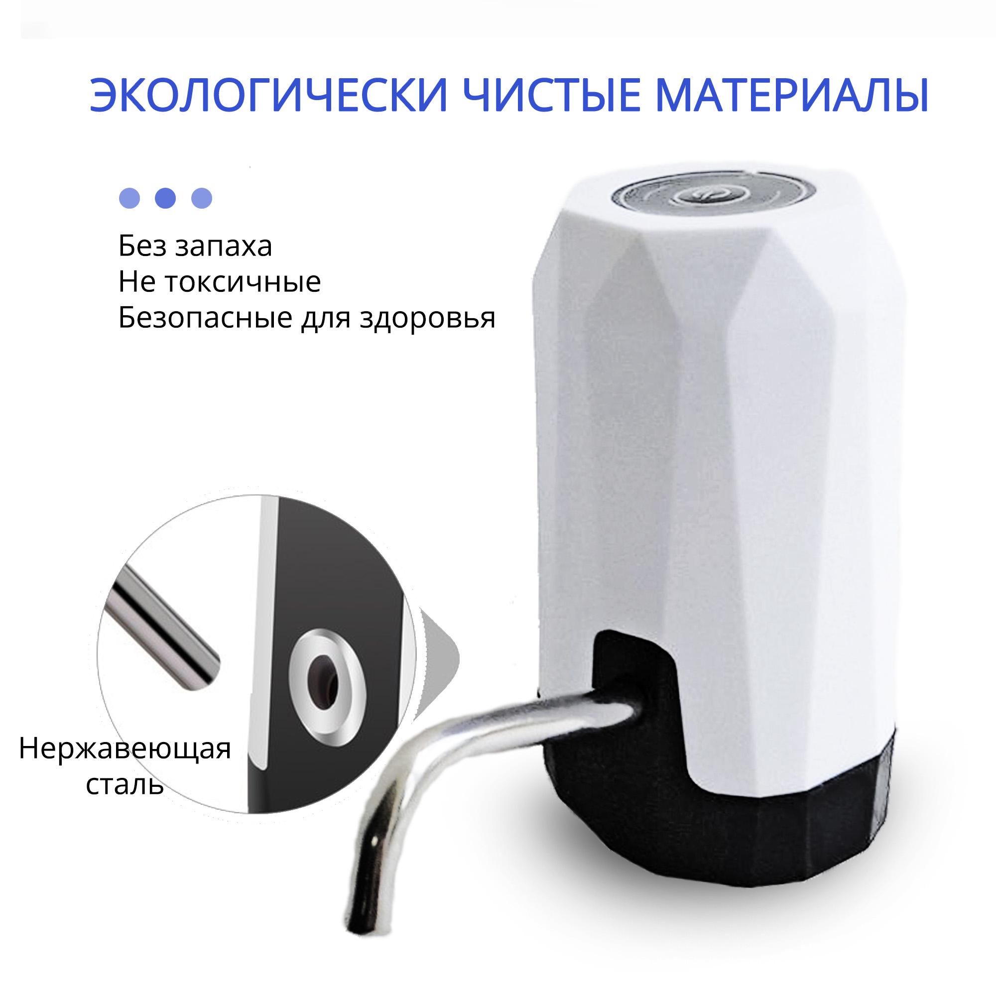 Помпа для воды автоматическая Water Dispenser с аккумулятором (15247-1) - фото 8