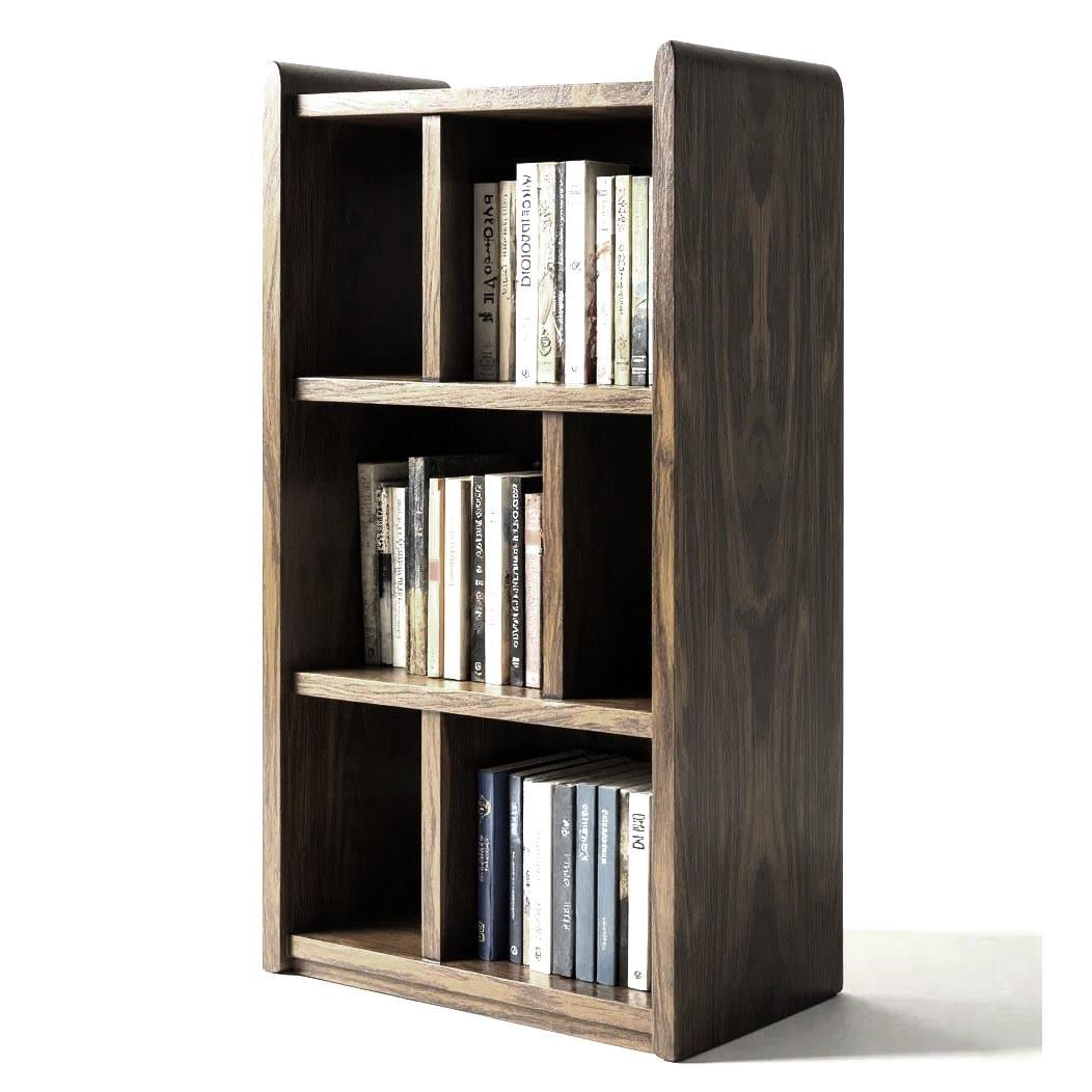 Полка книжная настольная из дерева Мерсод Палисандр (КПА-028702)