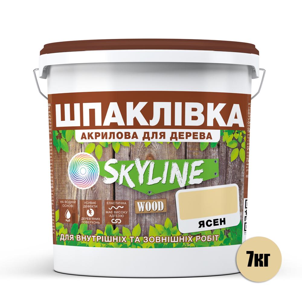 Шпаклевка акриловая Skyline Wood для дерева 7 кг Ясень - фото 2