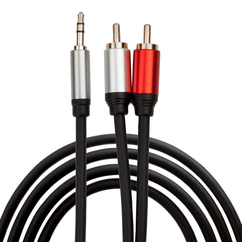 Кабель ProfCable1-1000 3.5mm Stereo Plug - 2xRCA Plugs 10 м (KH012) - фото 1