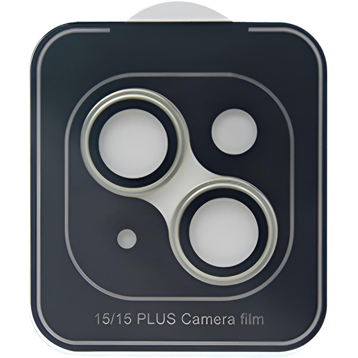 Защитное стекло для камеры ZK Max Hawk-Eye Camera Glass for iPhone 15/15 Plus Yellow