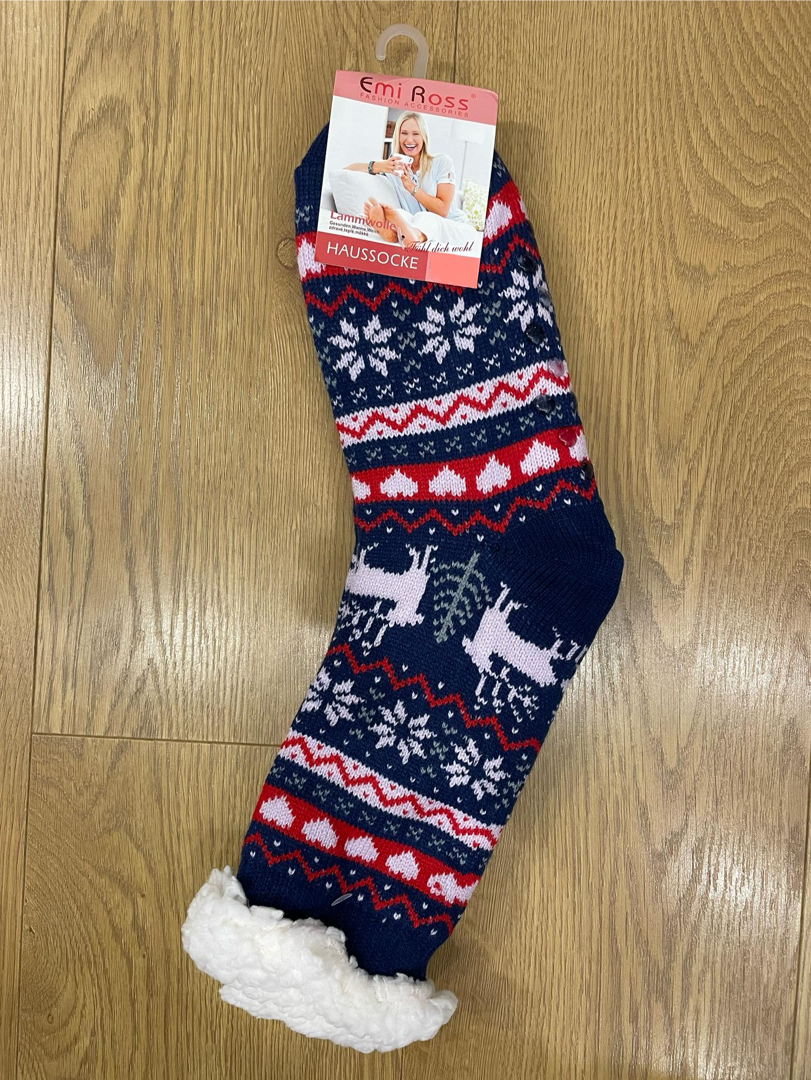 Носки женские Emi Ross теплые плюшевые шерстяные р. 39-42 (27002657) - фото 3
