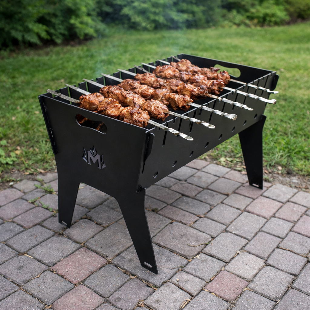 Мангал разборный Jooki Феникс на 8 шампуров 2 мм (10102)