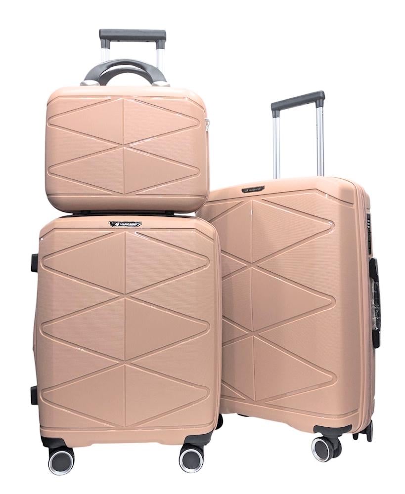 Комплект чемоданов Madisson Snowball 51304/3 Розовое золото (31219022)