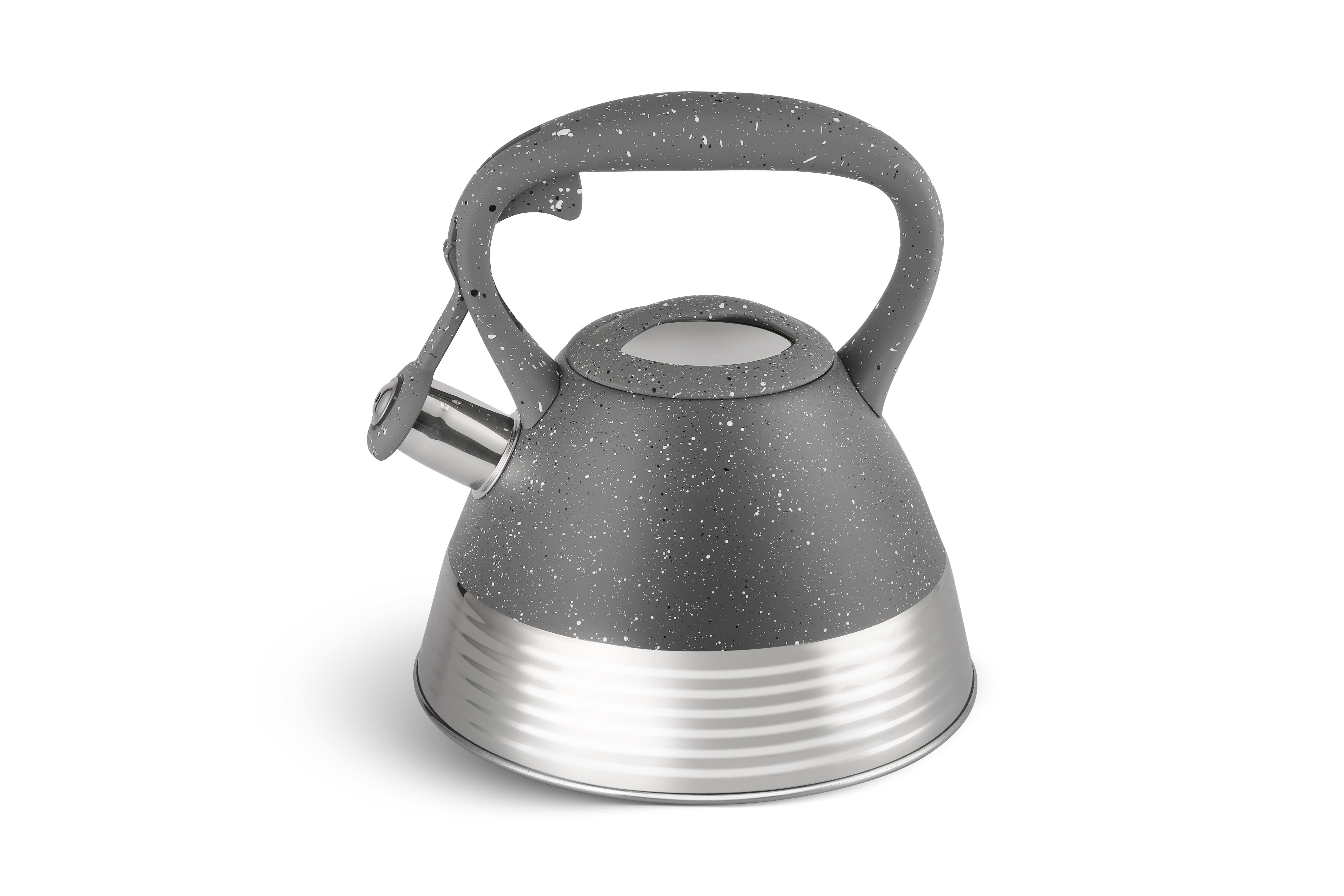 Чайник Edenberg со свистком из нержавеющей стали 3 л (EB-8827-gray)