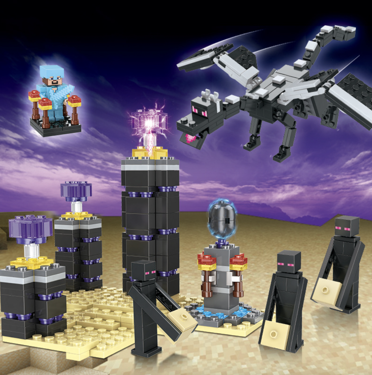 Конструктор My World Битва з драконом 475 деталей (AA8008) - фото 6 Конструктор My World Битва з драконом 475 деталей (AA8008) - фото 6