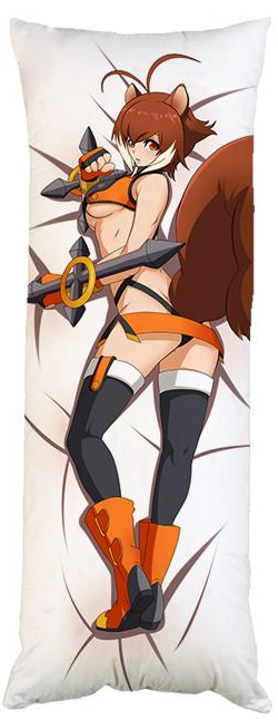 Подушка дакимакура Макота Наная BlazBlue декоративная ростовая для обнимания 40x120 см (1834007690)