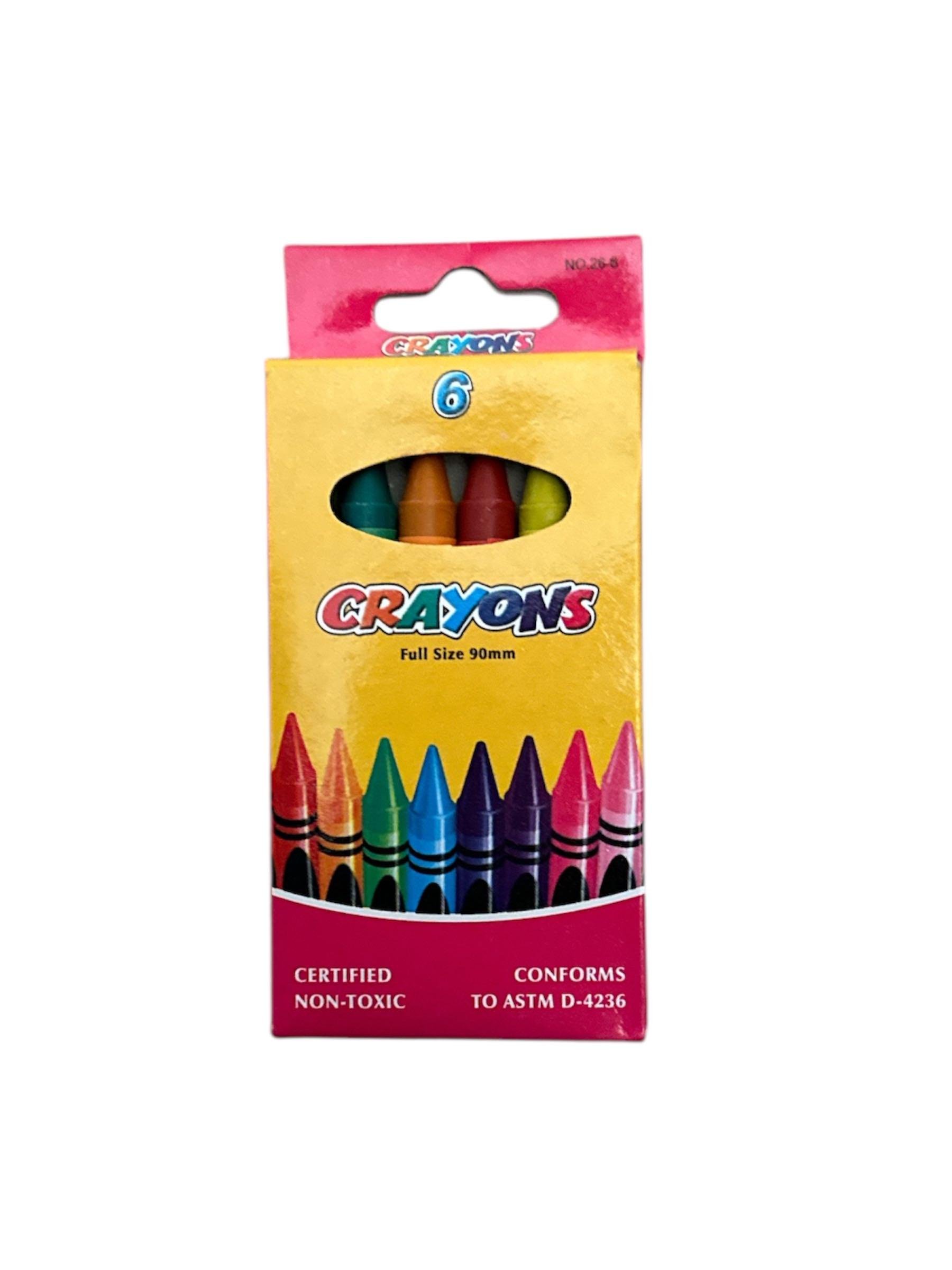 Олівці воскові Crayons 6 кольорів (26216201)