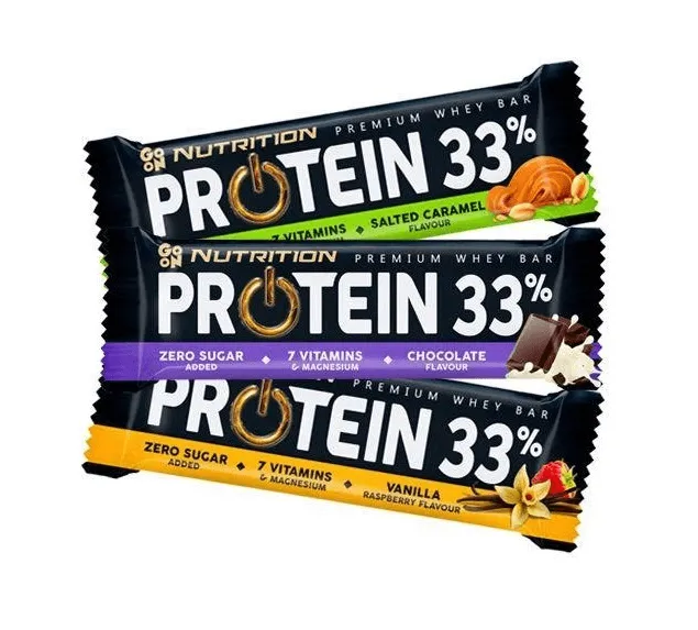 Протеїнові батончики Go on Nutrition Protein 33% Bar 25 шт. x 50 г мікс