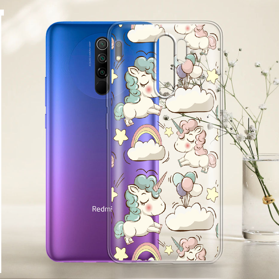 Чехол BoxFace Xiaomi Redmi 9 Unicorns Прозрачный силикон (40233-cc2-40233) - фото 2