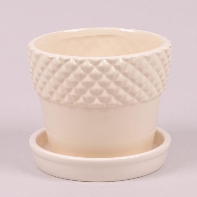 Горшок керамический Flora 0,4 л (7535)