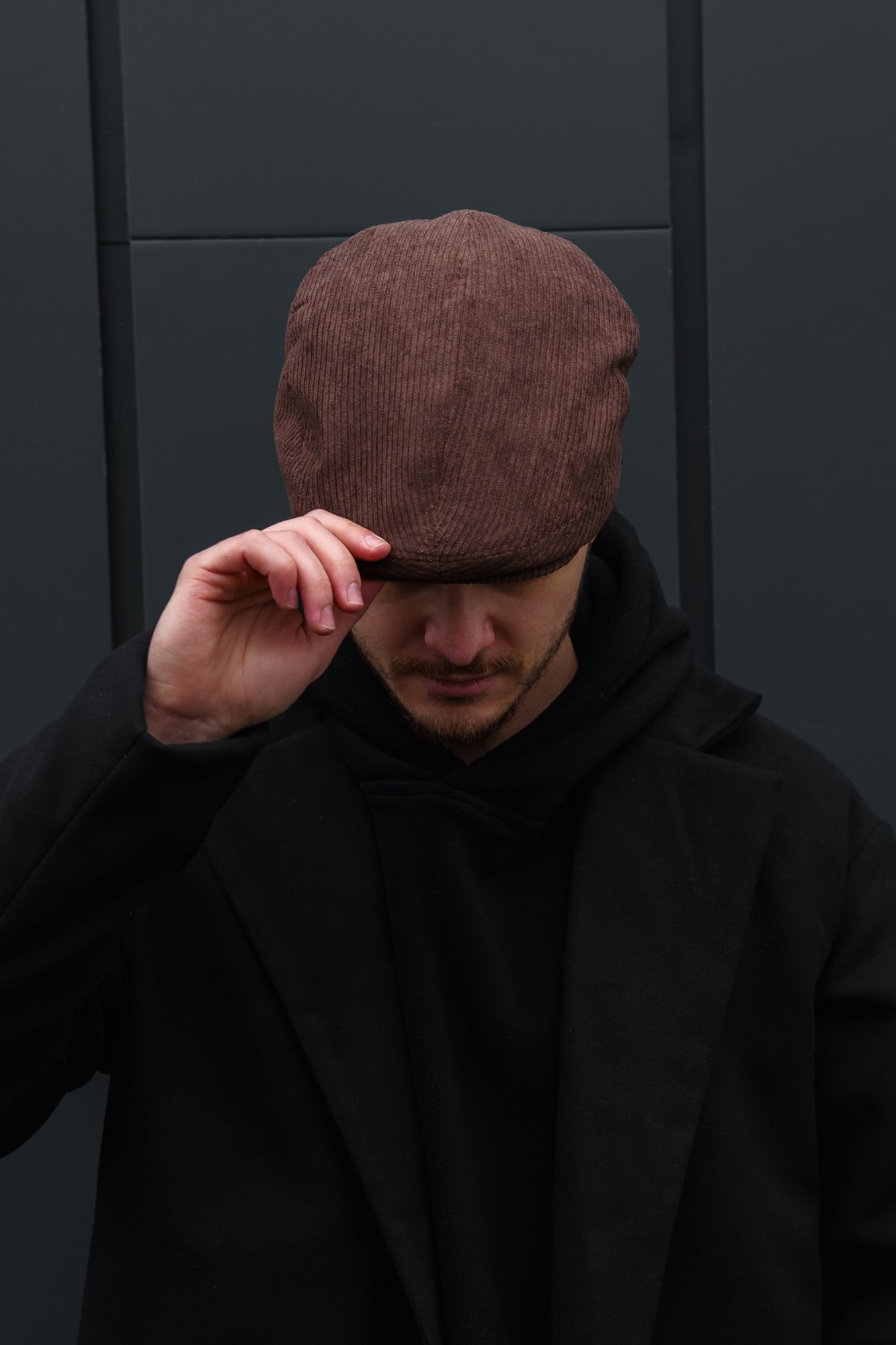 Кепка-кашкет Without Maestro канголка в рубчик Brown (8056800 8056801) Кепка-кашкет Without Maestro канголка в рубчик Brown (8056800 8056801)
