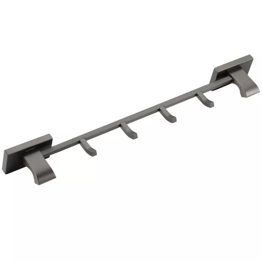 Планка с крючками для полотенец Gappo G0716-49 четверной Серый (214221)