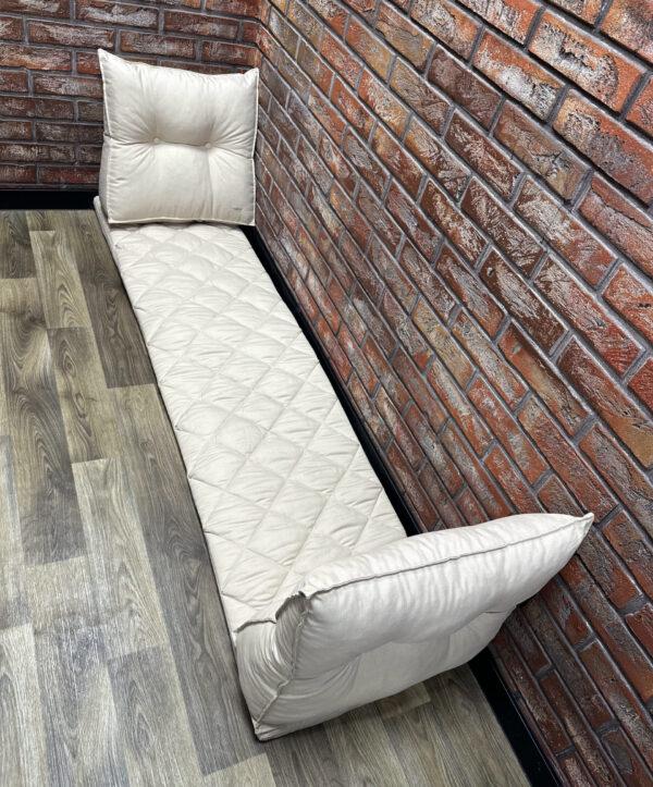 Матрас стеганный Comfort Home со спинками на подоконники 160х40х10 мм h 40 см Beige