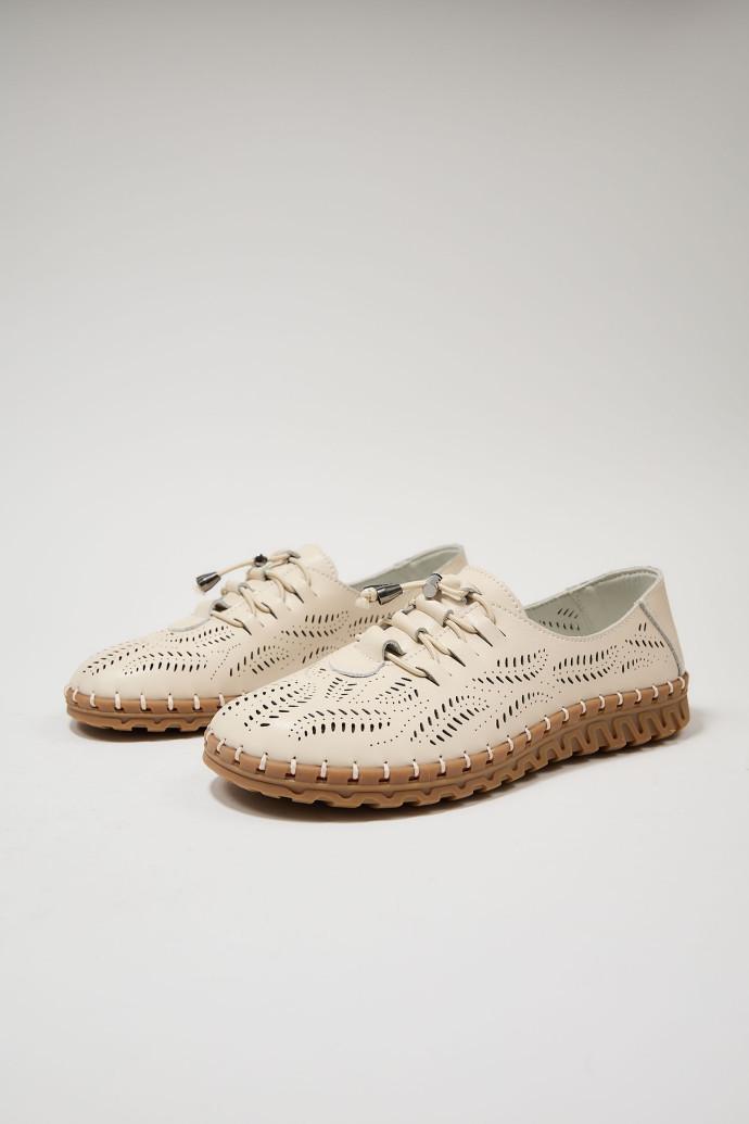 Мокасины женские ALLSY кожаные р. 37 Бежевый (195190) - фото 5 Мокасины женские ALLSY кожаные р. 37 Бежевый (195190) - фото 5