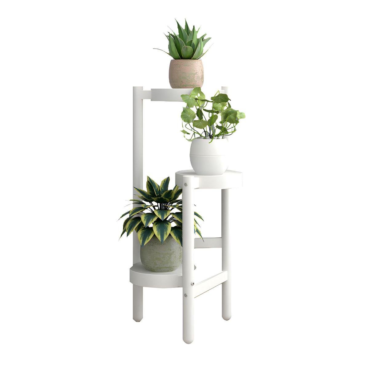 Стелаж для рослин 4 яруси Білий (2617577825)