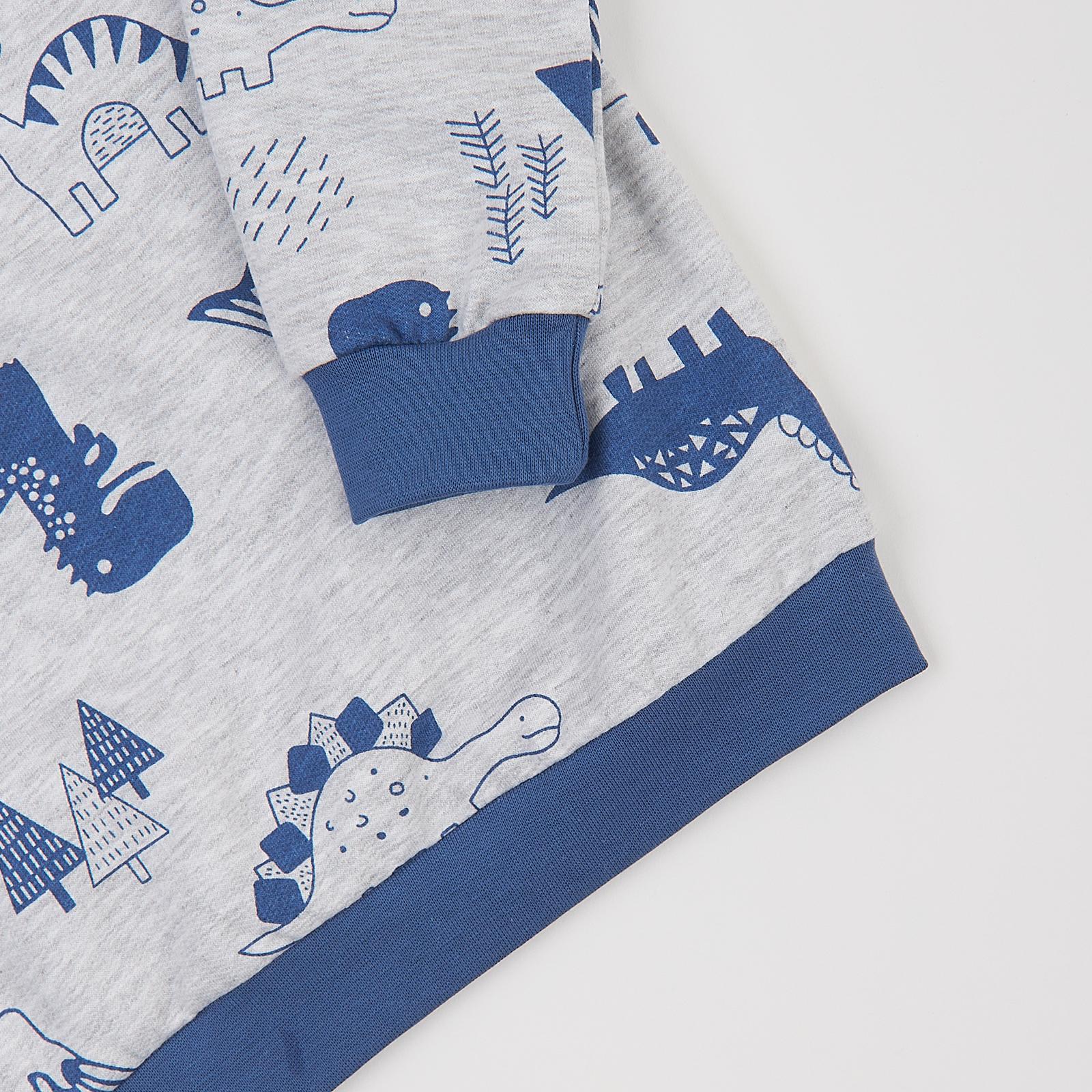 Піжама дитяча ЛяЛя К3ФТ118/6-1851 тепла 92 см Сірий (22642312) - фото 7 Піжама дитяча ЛяЛя К3ФТ118/6-1851 тепла 92 см Сірий (22642312) - фото 7