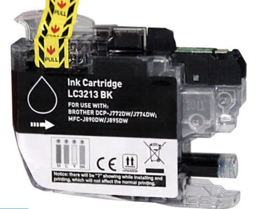 Картридж BROTHER LC3213BK/LC-3213BK Черный (2896293193)
