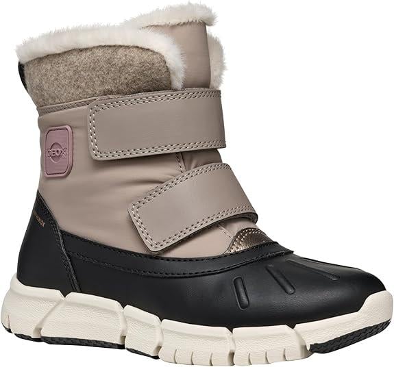 Ботинки зимние Geox Flexyper Amphibiox р. 37 Dk Beige Black (28222718)