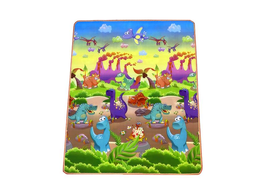 Развивающий коврик детский двусторонний Пазлы Н18012/Динозавры Н46 150x180x1 см (2124650243) - фото 4