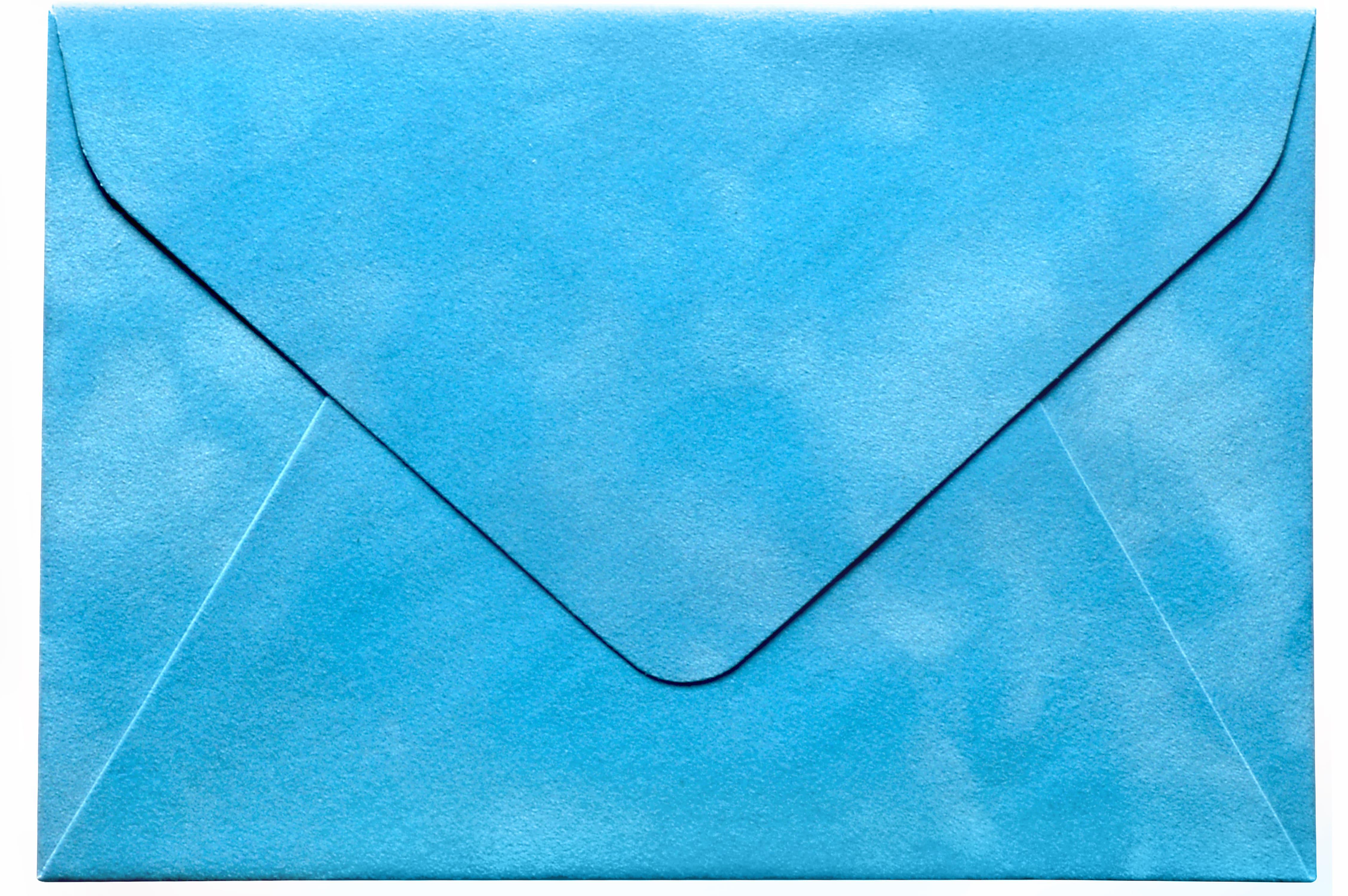 Конверт для денег С6 бархатный с легким мраморным эффектом 11,4х16,2 см Голубой (368914851)