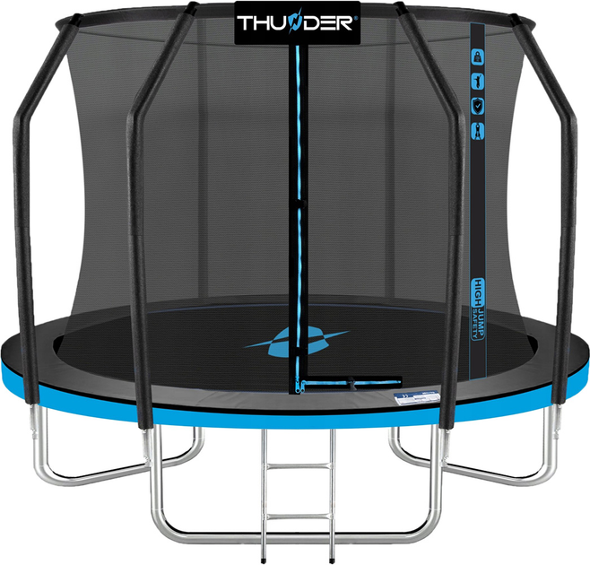 Батут Thunder INSIDE ELITE с внутренней сеткой 6 футов 183 см Черно-голубой (443094) - фото 1 Батут Thunder INSIDE ELITE с внутренней сеткой 6 футов 183 см Черно-голубой (443094) - фото 1