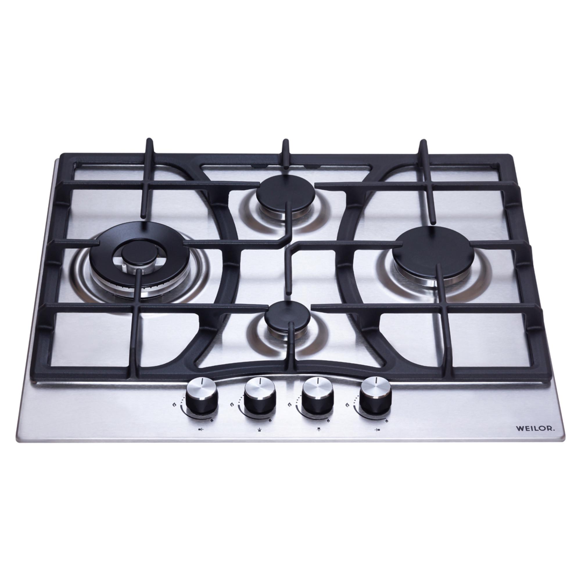 Варильна поверхня газова WEILOR GM W 614 SS - фото 2 Варильна поверхня газова WEILOR GM W 614 SS - фото 2