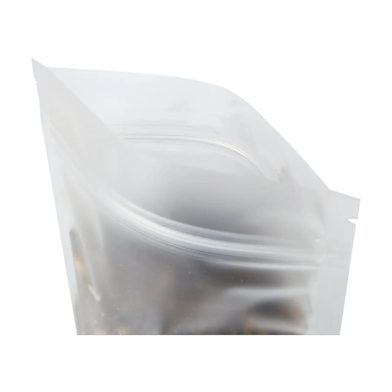 Пакет дой-пак зіп-замок 50 шт. 16,5х10,5х4 см Прозорий матовий (Е051619-50) - фото 4