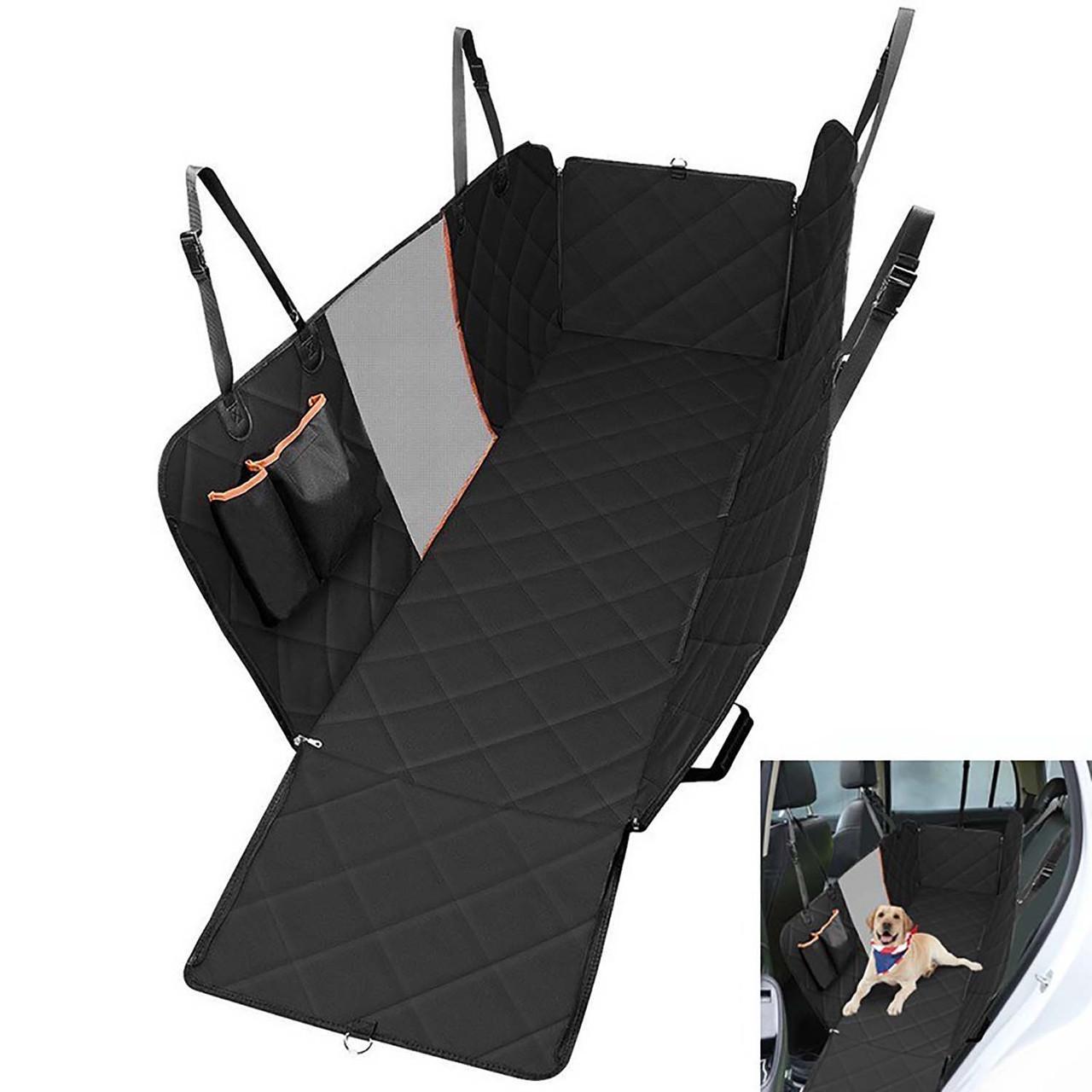 Автогамак накидка водостойкая на заднее сидение для перевозки животных - фото 4