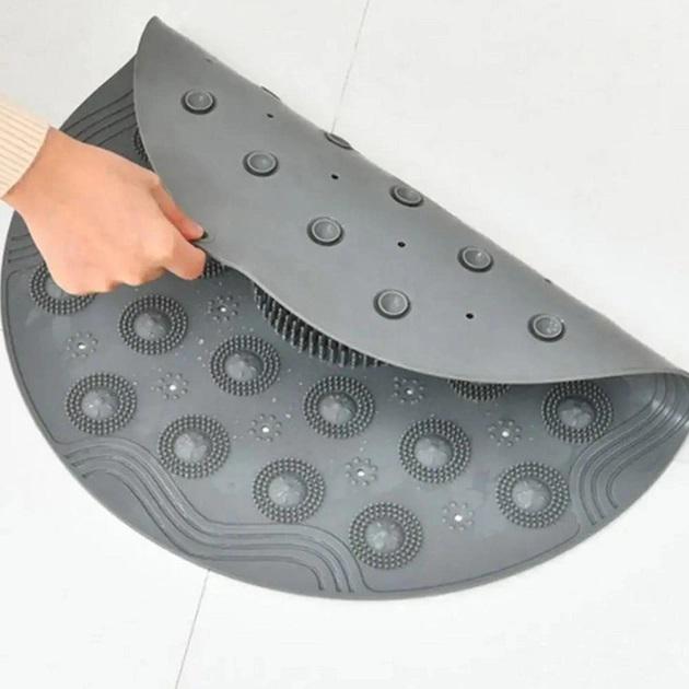 Коврик для ванной комнаты Massage Foot Pad Серый (97e639a9) - фото 4