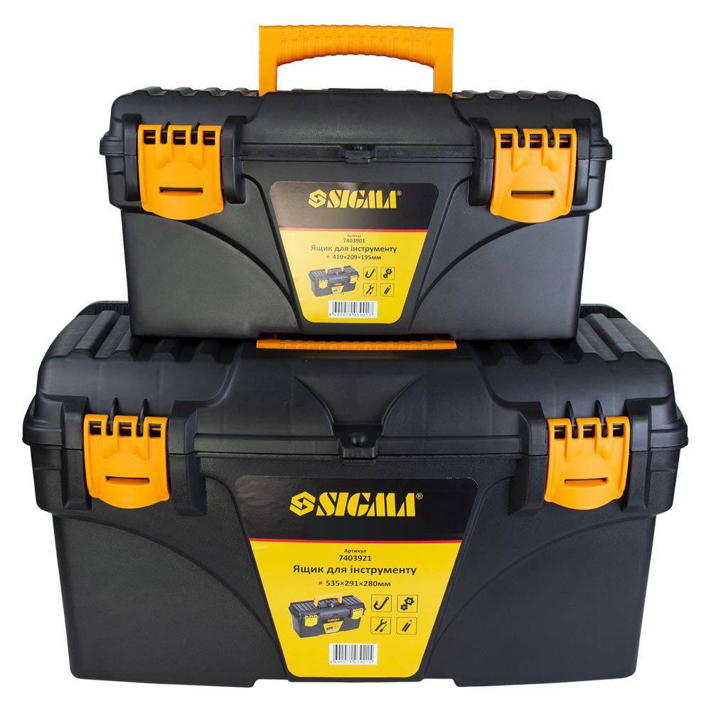 Набор ящиков для инструмента Sigma 2в1 410x209x195/535x291x280 мм (7403881)